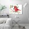 Caridnal Bird Red by Suren Nersisyan  Gallery Wrapped Canvas - Americanflat